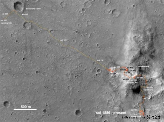 NASA官方视频：“勇气号”火星5年征程